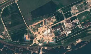 Ảnh chụp qua vệ tinh ngày 6/8/2012: Cơ sở hạt nhân Yongbyon của Triều Tiên. (Nguồn: AFP/TTXVN)