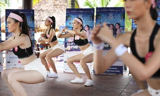 Kịch tính phần thi Squat của thí sinh Hoa hậu Việt Nam 2018