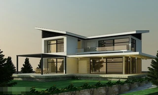 Thiết kế biệt thự sân golf trên khu đất 1.000m2