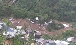Nơi xảy ra vụ lở đất khiến 30 thợ mỏ thiệt mạng. (Nguồn: rappler.com)