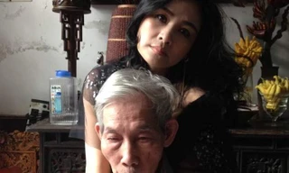 Thanh Lam và cha - cố nhạc sĩ Thuận Yến.