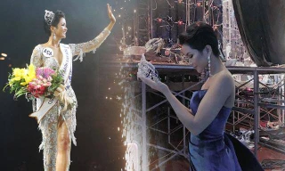 Hoa hậu H'hen Niê làm gẫy vương miện, đại diện nói gì?