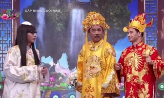 Clip Ngọc Hoàng Quốc Khánh trổ tài hát borelo trong Táo quân 2017