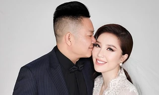 Bảo Thy và chồng sắp cưới- doanh nhân Phan Lĩnh. 
