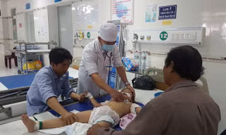 Bệnh nhi được điều trị tại Bệnh viện Nhi đồng TP. Cần Thơ