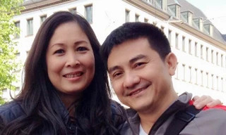 Ảnh chụp với nghệ sĩ Anh Vũ được NSND Hồng Vân chia sẻ.