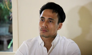 Phạm Anh Khoa khá tiều tụy trong buổi họp báo chiều 15/5.