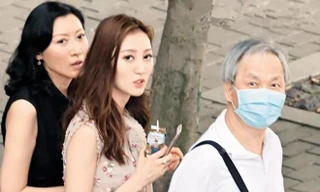 Hà Diễm Quyên xuất hiện cùng mẹ và chồng là triệu phú Ngô Chí Thành vào giữa năm 2018.