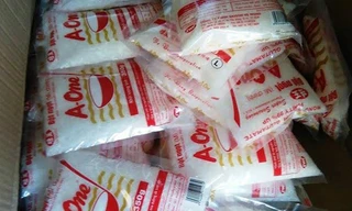 Bột ngọt thành phẩm.