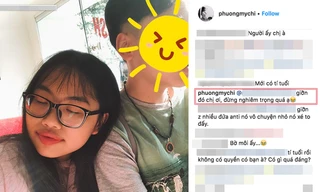 Phương Mỹ Chi từng gây xôn xao dư luận khi chia sẻ bức ảnh tình tứ bên cạnh một chàng trai giấu mặt. 