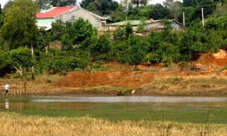 Nơi bà Dung gặp nạn.