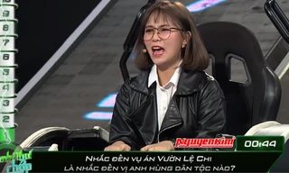 MisThy ngây ngô trả lời vụ án vườn Lệ Chi liên quan tới anh hùng Võ Thị Sáu. 