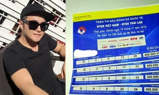 Ca sĩ Minh Quân lên tiếng khi bị cho là ‘cò’ vé trận Việt Nam-Thái Lan