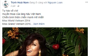 Người hâm mộ động viên, chia sẻ với những cố gắng của Nguyễn Thị Loan tại Miss Universe