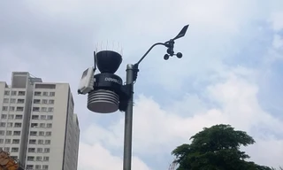 Trạm quan trắc có thể đo lượng mưa theo từng đợt, tổng hợp dữ liệu từng tháng, quý…