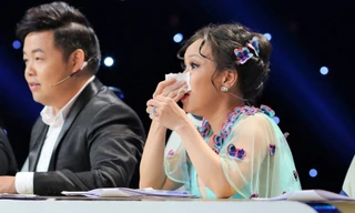 Thí sinh 9 tuổi khiến Việt Hương bật khóc trên ghế nóng