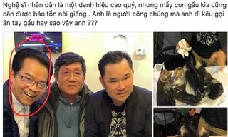 NSND Trần Nhượng trần tình về ảnh chụp với tay gấu gây xôn xao