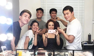 Uyên Linh được chăm chút hình ảnh trước một sự kiện quan trọng.