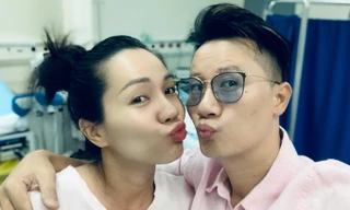 Hoàng Bách đưa vợ vào viện chuẩn bị lâm bồn từ ngày 20/9.