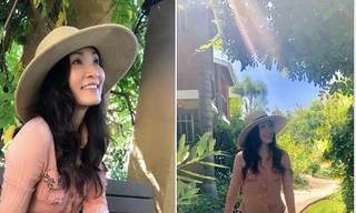 Hình ảnh mới nhất của Hồng Đào sau khi xuất viện. 