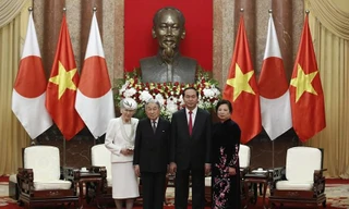 Nhà vua và Hoàng hậu Nhật Bản hội kiến Chủ tịch nước Trần Đại Quang