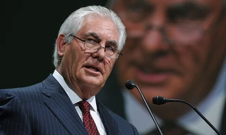 Ngoại trưởng Mỹ Rex Tillerson cảnh báo việc Nga ủng hộ chính quyền Bashar al - Assad. Ảnh: AFP