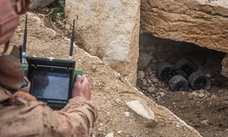 Nga thử nghiệm robot ‘bọ hung’ và camera hình cầu ở chiến trường Syria