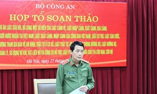 Bộ Công an họp Tổ biên tập dự án Luật sửa đổi, bổ sung 10 luật liên quan tổ chức bộ máy, an ninh, trật tự