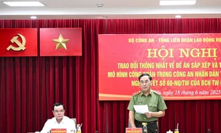 Đề xuất tổ chức hai cấp công đoàn trong Công an nhân dân