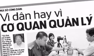 Mã số công dân: Không chồng chéo