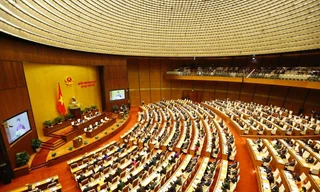 Quốc hội trong ngày khai mạc. Ảnh Như Ý