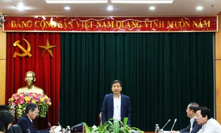 Thứ trưởng Bộ Nội vụ Trần Anh Tuấn làm việc với tỉnh Quảng Ngãi