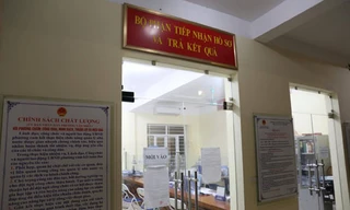 Bộ phận một cửa của phường Văn Miếu. Ảnh: Vnexpress