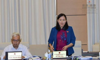 Chủ nhiệm Uỷ ban Tư pháp Lê Thị Nga