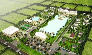 Phối cảnh Khu đô thị sinh thái Vĩnh Thịnh – An Tường. 