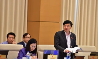 Chủ nhiệm Uỷ ban Pháp luật Nguyễn Khắc Định. Ảnh Quang Khánh