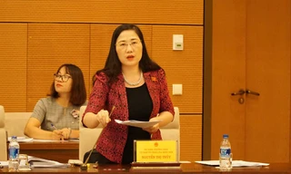 Thường trực Ủy ban Tư pháp Nguyễn Thị Thủy