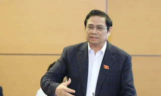 Trưởng Ban Tổ chức T.Ư Phạm Minh Chính. Ảnh Như Ý