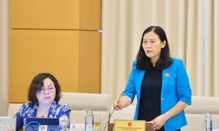 Chủ nhiệm Uỷ ban Tư pháp Lê Thị Nga