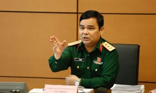 Thượng tướng Lê Chiêm. Ảnh Như Ý