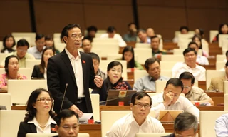 Đại biểu Nguyễn Quang Tuấn (Hà Nội). Ảnh Như Ý 