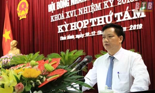 Tân Phó chủ tịch UBND tỉnh Nguyễn Khắc Thận. Ảnh: Báo Thái Bình