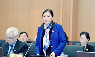 Chủ nhiệm Uỷ ban Tư pháp Lê Thị Nga