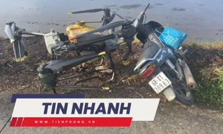 TIN NHANH: Máy bay không người lái khiến người đi đường tử vong