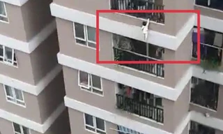 Các góc quay cảnh 'người hùng' Nguyễn Ngọc Mạnh cứu bé gái rơi từ tầng cao