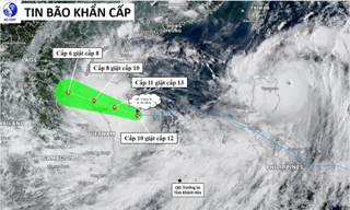 Miền Bắc nắng mạnh, miền Trung mưa lớn do hoàn lưu cơn bão số 5