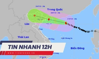 TIN NHANH: Bão số 1 đang vào vịnh Bắc Bộ đạt cường độ cực đại; Đấu giá hơn 153.000 biển ô tô
