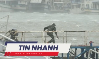 TIN NHANH: Bão số 4 đổ bộ đất liền khi nào?