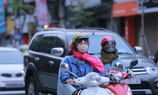 Miền Bắc trời rét, miền Trung có mưa