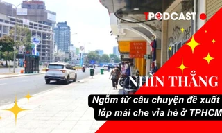 NHÌN THẲNG: Ngẫm từ câu chuyện đề xuất lắp mái che vỉa hè ở TPHCM